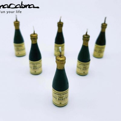 Champagne Bottle Candles (Set of 6) by Supracabra.com - Fun your life
