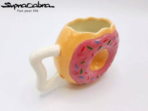 Donut Mug side view by Supracabra.com - Fun your life
