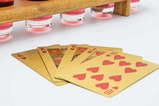 Gold Playing Cards close up 2 by Supracabra.com - Fun your life