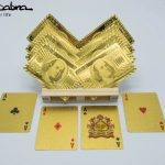 Pallet Coasters (Set of 4) with our Gold Playing Cards by Supracabra.com - Fun your life
