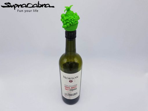 Booze Hat The Wine Stopper on wine bottle by Supracabra.com - Fun your life