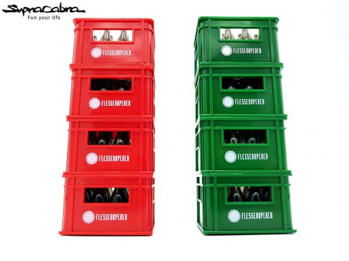 Crate Of Beer Bottle Opener (Red or Green) stacked by Supracabra.com - Fun your life