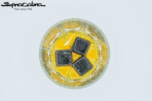 Whiskey Stones (Set of 6) helicopter view by Supracabra.com - Fun your life