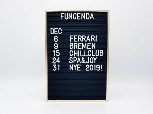 Vintage Felt Letter Board Fungenda by Supracabra.com – Fun your life