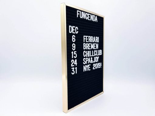 Vintage Felt Letter Board Fungenda side by Supracabra.com – Fun your life